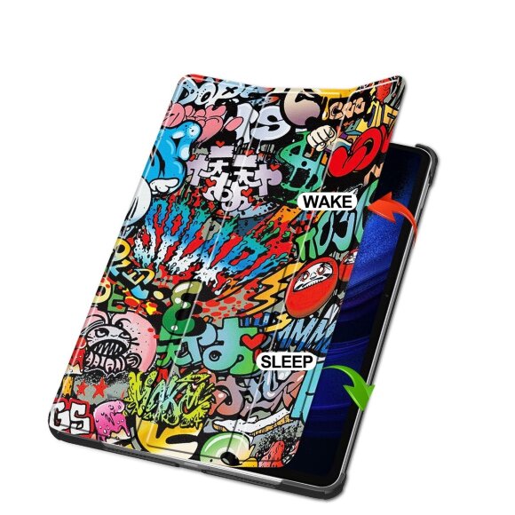 Чехол Smart Case для Xiaomi Pad 6, Xiaomi Pad 6 Pro (Graffiti)