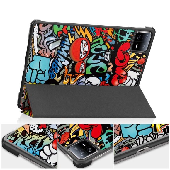 Чехол Smart Case для Xiaomi Pad 6, Xiaomi Pad 6 Pro (Graffiti)
