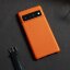 Кожаный чехол Cowhide для Google Pixel 6a (оранжевый)