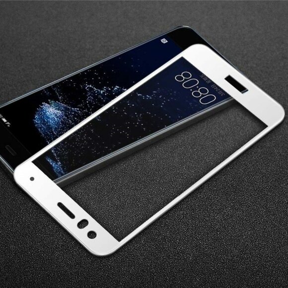 Защитное стекло FULL 3D для Huawei P10 Lite (белый)