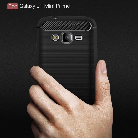 Чехол-накладка Carbon Fibre для Samsung Galaxy J1 mini Prime (темно-синий) Чехол-накладка Carbon Fibre для Samsung Galaxy J1 mini Prime (темно-синий)