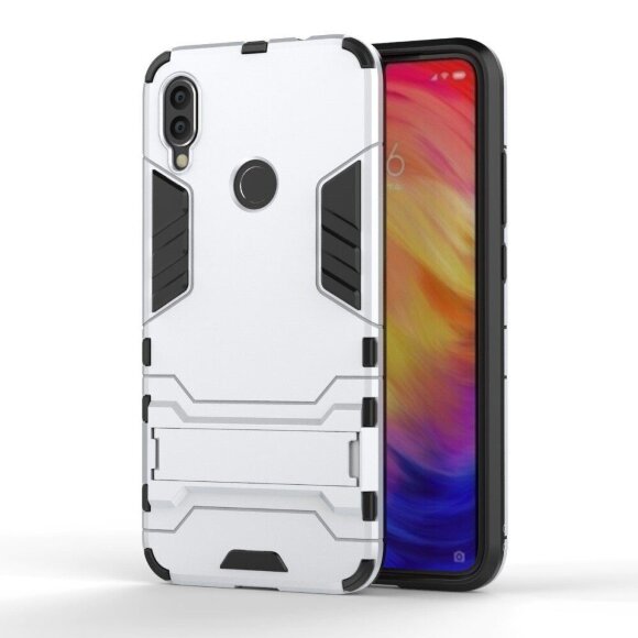 Чехол Duty Armor для Xiaomi Redmi Note 7 / Redmi Note 7 Pro (серебряный)
