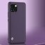 Чехол из искусственной кожи для iPhone 13 (темно-фиолетовый)