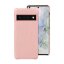 Кожаный чехол Cowhide для Google Pixel 6a (розовый)