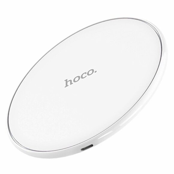 Беспроводное зарядное устройство HOCO Homey wireless charger (белый)