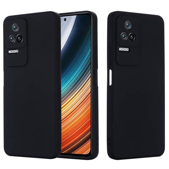 Силиконовый чехол Mobile Shell для Poco F4 (черный) Силиконовый чехол Mobile Shell для Poco F4 (черный)