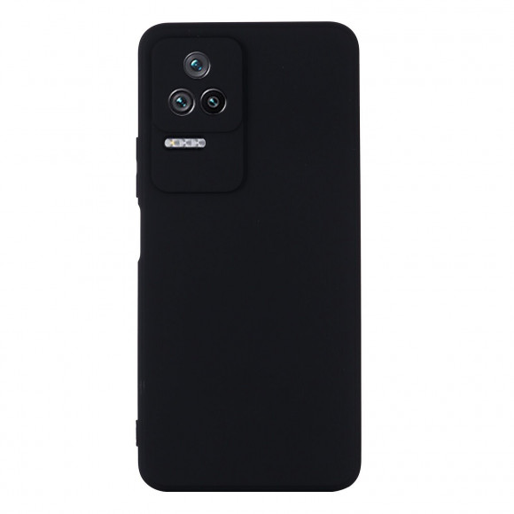Силиконовый чехол Mobile Shell для Poco F4 (черный) Силиконовый чехол Mobile Shell для Poco F4 (черный)
