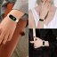 Кожаный ремешок Crocodile Texture для Xiaomi Smart Band 7 (белый)