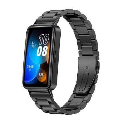 Стальной браслет для HUAWEI Band 8, HUAWEI Band 9 (черный)