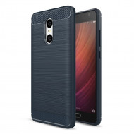 Чехол-накладка Carbon Fibre для Xiaomi Redmi Pro (темно-синий)