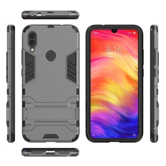 Чехол Duty Armor для Xiaomi Redmi Note 7 / Redmi Note 7 Pro (серый)