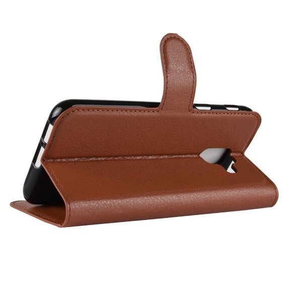 Чехол с визитницей для Samsung Galaxy A6 (коричневый) Чехол с визитницей для Samsung Galaxy A6 (коричневый)