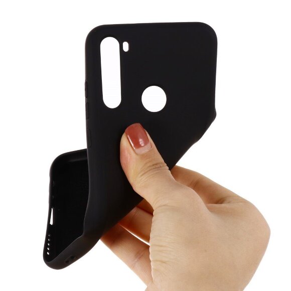 Силиконовый чехол Mobile Shell для Xiaomi Redmi Note 8T (черный)