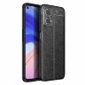 Чехол-накладка Litchi Grain для Realme 9 Pro, Realme 9 5G (черный)