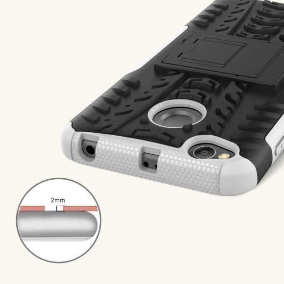 Чехол Hybrid Armor для Xiaomi Redmi 4X (черный + белый) Чехол Hybrid Armor для Xiaomi Redmi 4X (черный + белый)