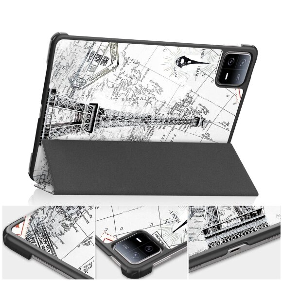 Чехол Smart Case для Xiaomi Pad 6, Xiaomi Pad 6 Pro (Retro Eiffel Tower)