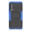 Чехол Hybrid Armor для Huawei P30 (черный + голубой)