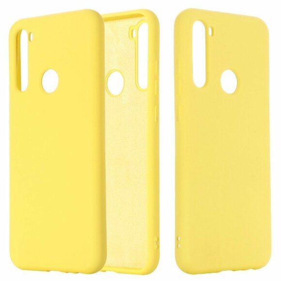 Силиконовый чехол Mobile Shell для Xiaomi Redmi Note 8T (желтый)