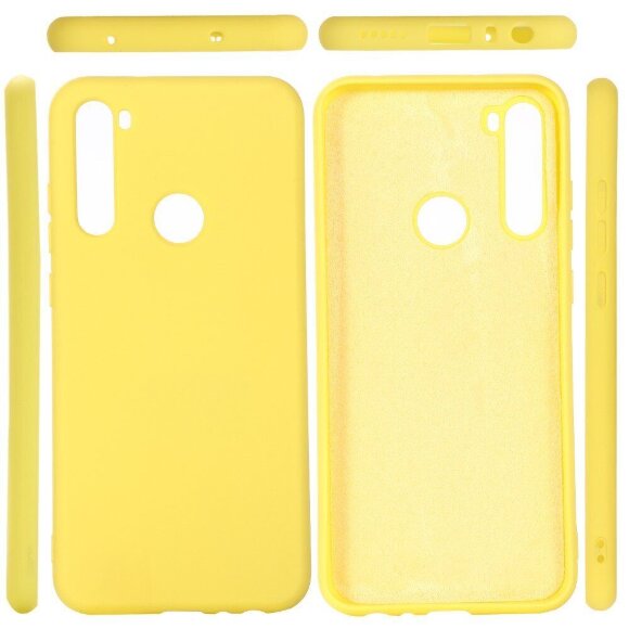 Силиконовый чехол Mobile Shell для Xiaomi Redmi Note 8T (желтый)