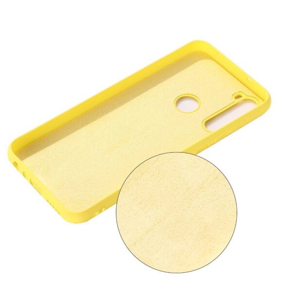 Силиконовый чехол Mobile Shell для Xiaomi Redmi Note 8T (желтый)