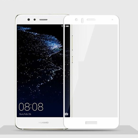 Защитное стекло 3D для Huawei P10 Lite (белый)