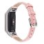 Кожаный ремешок Crocodile Texture для Xiaomi Smart Band 7 (розовый)