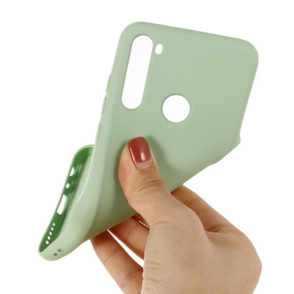 Силиконовый чехол Mobile Shell для Xiaomi Redmi Note 8T (темно-зеленый)