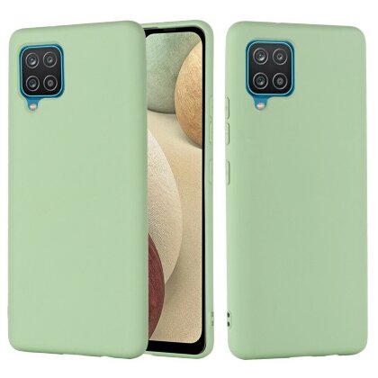 Силиконовый чехол Mobile Shell для Samsung Galaxy A22 (зеленый)