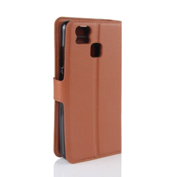 Чехол с визитницей для Asus Zenfone 3 Zoom ZE553KL (коричневый)
