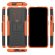 Чехол Hybrid Armor для OnePlus 7T Pro (черный + оранжевый)