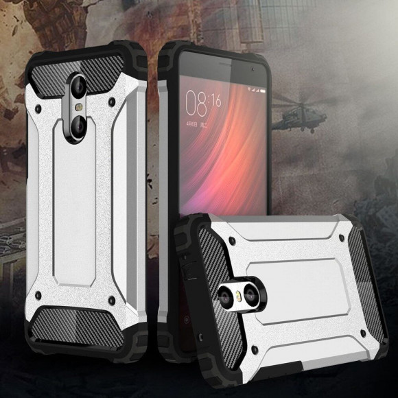 Чехол Armor для Xiaomi Redmi Pro (серебряный)