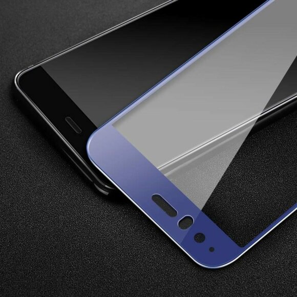 Защитное стекло 3D для Huawei P10 Plus (голубой)