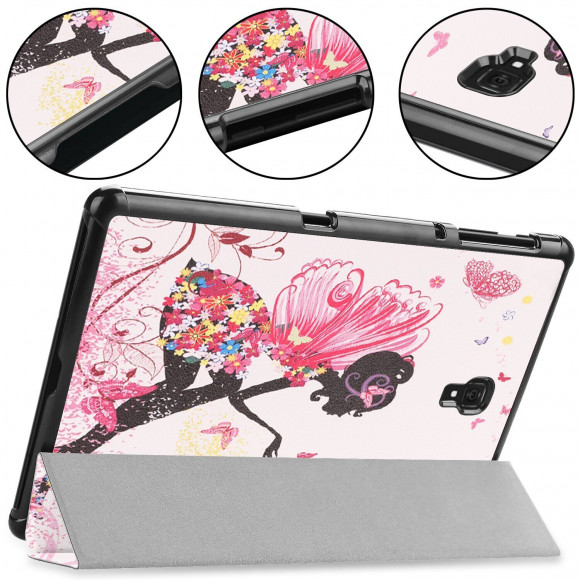 Чехол Smart Case для Samsung Galaxy Tab A 10.5 (2018) SM-T590, SM-T595 (Butterflies and Flowers) Чехол Smart Case для Samsung Galaxy Tab A 10.5 (2018) SM-T590, SM-T595 (Butterflies and Flowers)