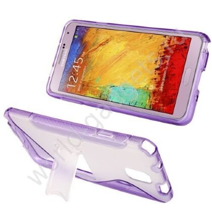 Чехол с подставкой для Samsung Galaxy Note 3 / N9000 (фиолетовый)