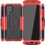 Чехол Hybrid Armor для Samsung Galaxy A22 (черный + красный)