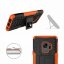 Чехол Hybrid Armor для Samsung Galaxy S9+ (черный + оранжевый)