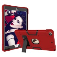 Гибридный TPU чехол для Apple iPad 10.2 (красный + черный) Гибридный TPU чехол для Apple iPad 10.2 (красный + черный)
