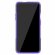 Чехол Hybrid Armor для OnePlus 7T Pro (черный + фиолетовый)