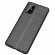 Чехол-накладка Litchi Grain для Samsung Galaxy A71 (черный)