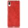 Кожаная накладка-чехол Litchi Texture для Sony Xperia L3 (красный)