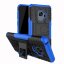 Чехол Hybrid Armor для Samsung Galaxy S9+ (черный + голубой)