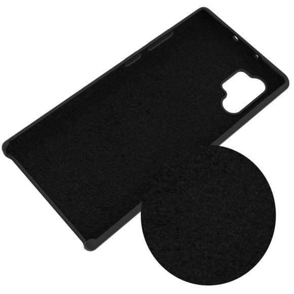 Силиконовый чехол Mobile Shell для Samsung Galaxy Note 10+ (Plus) (черный) Силиконовый чехол Mobile Shell для Samsung Galaxy Note 10+ (Plus) (черный)