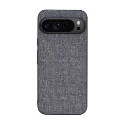Чехол с тканевой текстурой для Google Pixel 9, Pixel 9 Pro (серый)