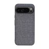 Чехол с тканевой текстурой для Google Pixel 9, Pixel 9 Pro (серый)