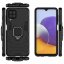 Чехол Armor Ring Holder для Samsung Galaxy A22 (черный)