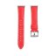 Кожаный ремешок для Samsung Galaxy Fit 3 SM-R390 (красный)