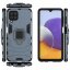 Чехол Armor Ring Holder для Samsung Galaxy A22 (темно-синий)