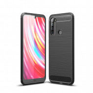 Чехол-накладка Carbon Fibre для Xiaomi Redmi Note 8T (черный) Чехол-накладка Carbon Fibre для Xiaomi Redmi Note 8T (черный)