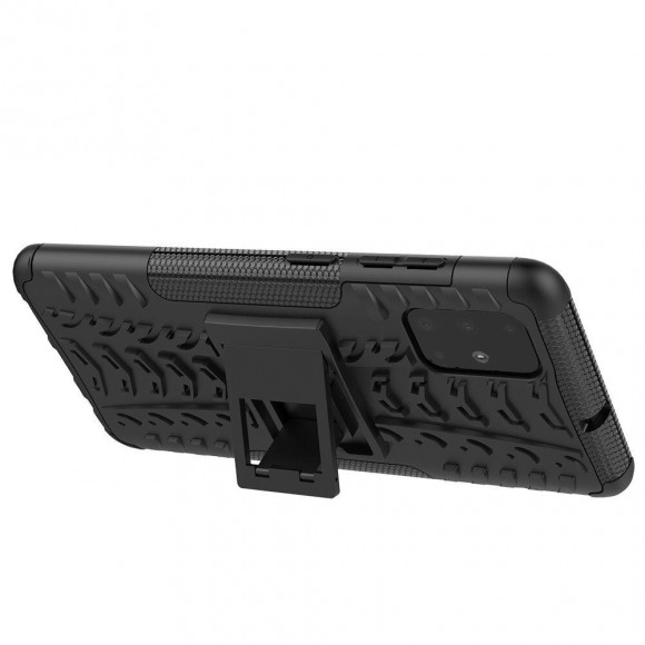 Чехол Hybrid Armor для Samsung Galaxy A71 (черный)