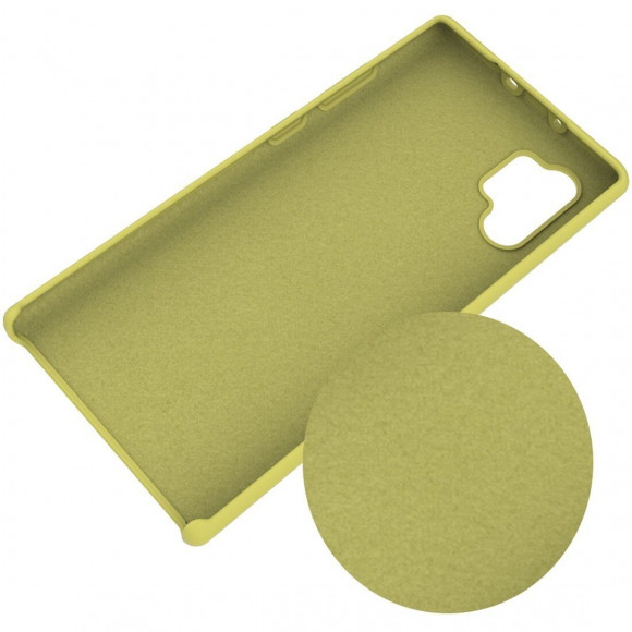 Силиконовый чехол Mobile Shell для Samsung Galaxy Note 10+ (Plus) (желтый) Силиконовый чехол Mobile Shell для Samsung Galaxy Note 10+ (Plus) (желтый)